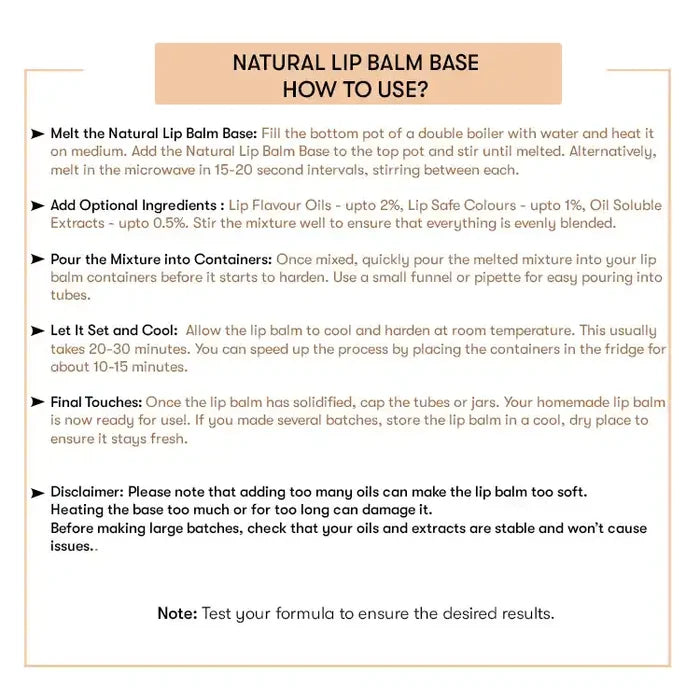 How to Use Lip Balm Base