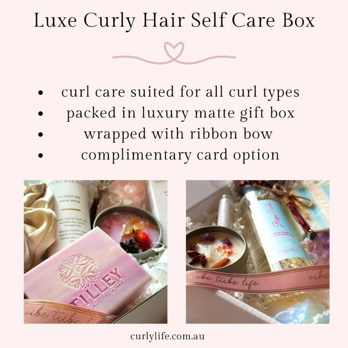 Luxe Curly Hair Self Care Box: Long + Defined Curls