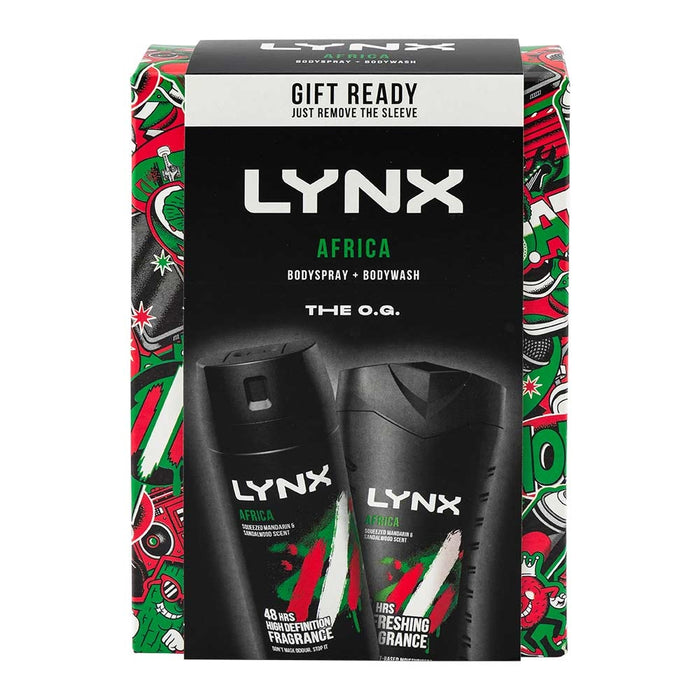 Lynx Africa Duo Gift Set | Poundstretcher  514785