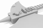 Marshall's Guitar Axe DIY Cosplay Prop Kit - Adventurous Journey - One Sided Blade Guitar - Converted Six String - Vampire King