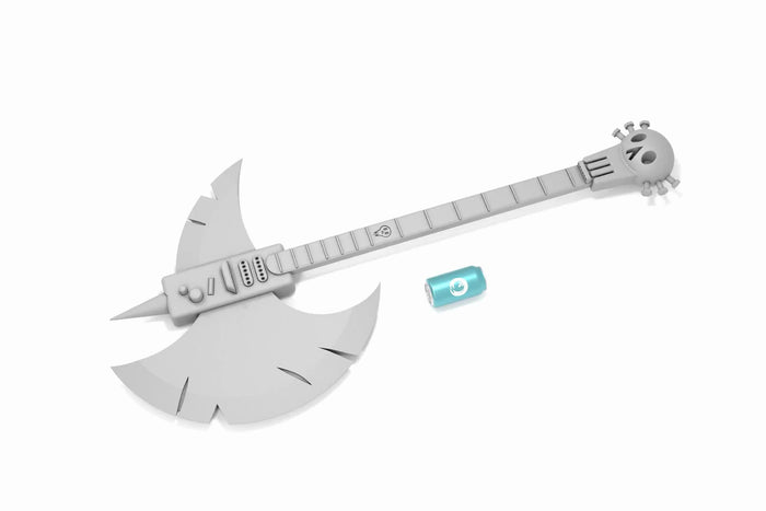 Marshall's Guitar Axe DIY Cosplay Prop Kit - Adventurous Journey - One Sided Blade Guitar - Converted Six String - Vampire King
