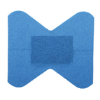 Medique Blue Metal Detectable Woven Fingertip Bandages 50/box
