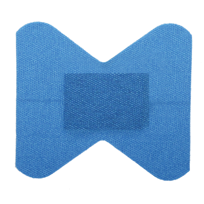 Medique Blue Metal Detectable Woven Fingertip Bandages 50/box