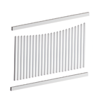 Oxworks Melville PVC Picket Panel Kit - UV Stabilised PVC - 1200mm Panel Height - - Image 3