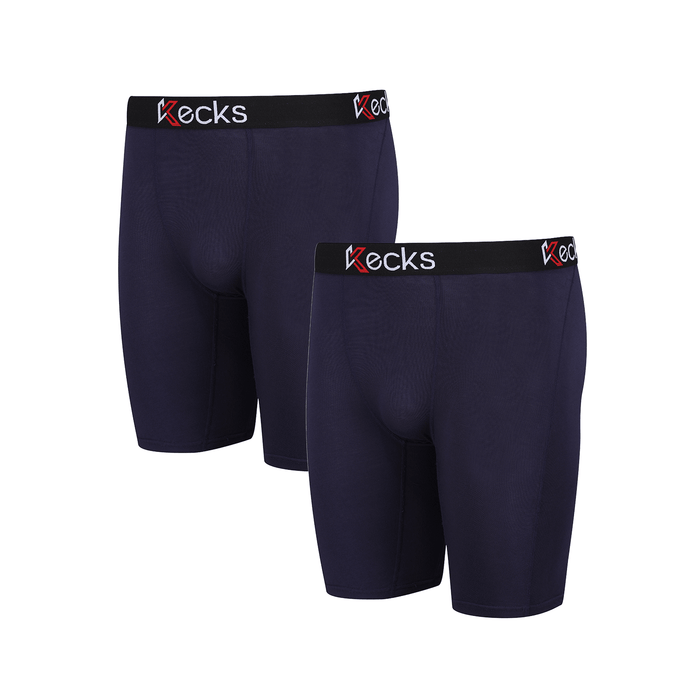 Mens Navy Multipack Boxer Shorts 2 Pack - Kecks