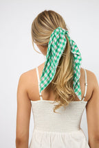 Mini Scarf Green Plaid