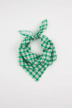 Mini Scarf Green Plaid