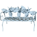 Miniature Garden Wire Bench