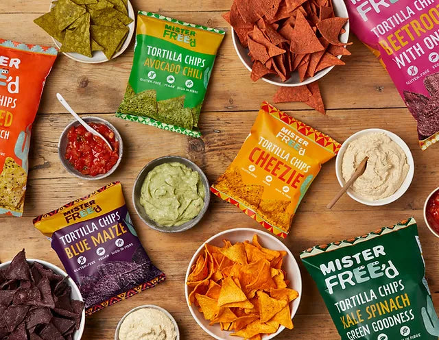 Mister Free'd Gluten Free Tortilla Chips With Vegan Cheese 135g