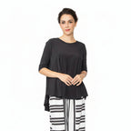 Mixed Stripe Lantern Pant - 7861P