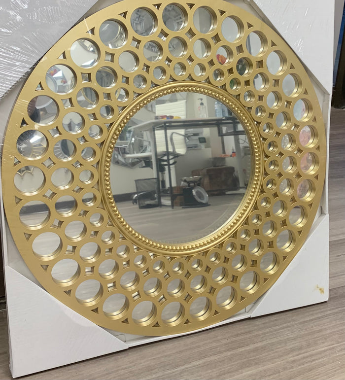 Modern Decorated Round Wall Mirror