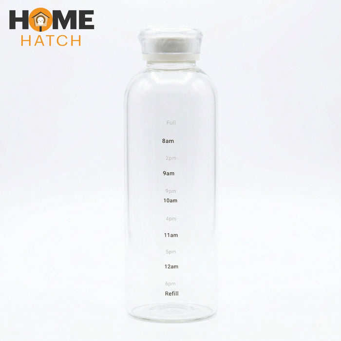 Motiva TimeStone water bottle 750ml with time markers hydration bottle – Home Hatch Pakistan
