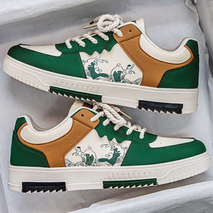 MS1071 - Retro Printed Casual Fashion Shoes