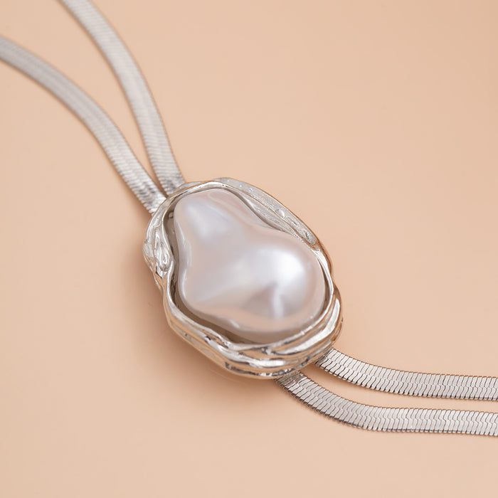 N2756 - Baroque Pearl Hip-Hop Pendant