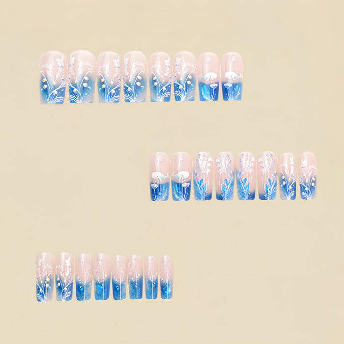 NA102 - Manicure Patch Blue Ocean Nails