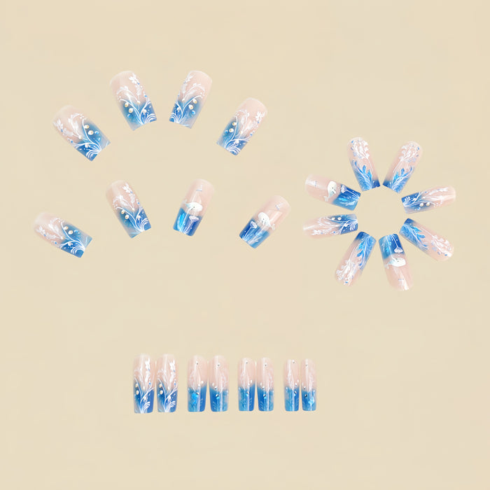 NA102 - Manicure Patch Blue Ocean Nails