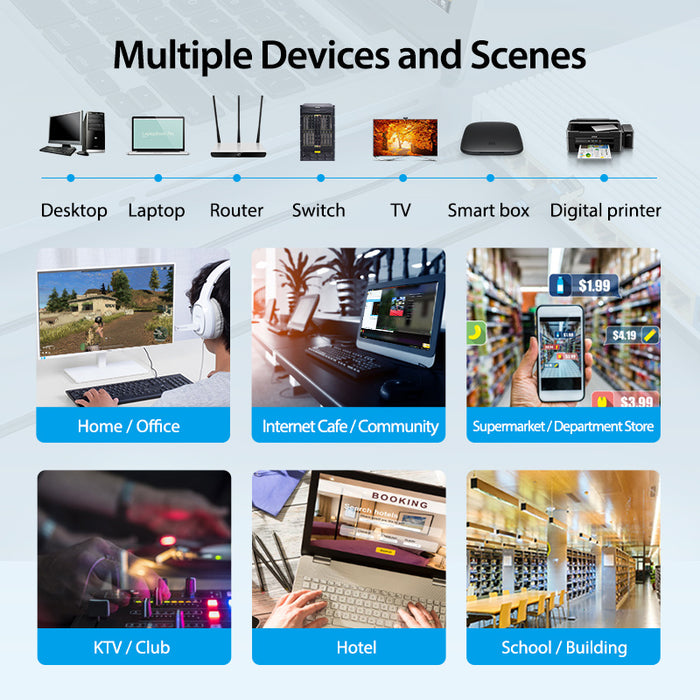 New CAT8 home gaming 10G high-speed network cable