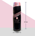New NB Black Pour Femme Deo for Women 200ml + 200ml(Pack of Two)
