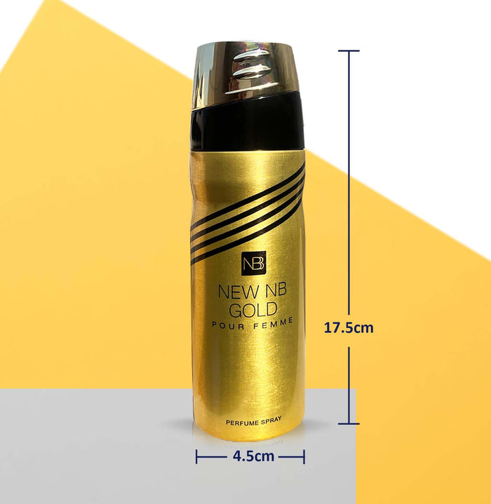 NEW NB GOLD FEMME DEDORANT 200ML FOR WOMEN