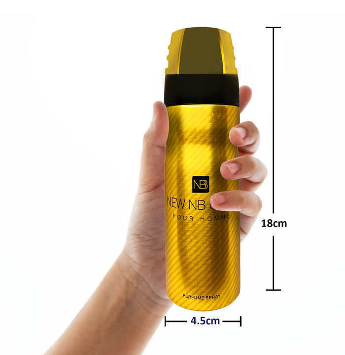 New NB Gold Homme Dedorant For Men , 200ml