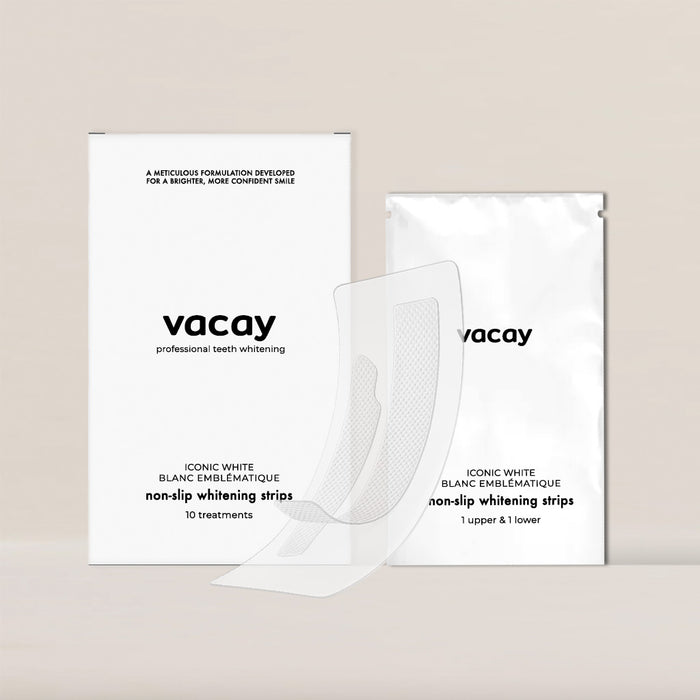 Non-Slip Teeth Whitening Strips - Iconic White