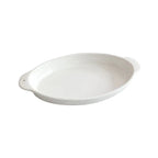 Nora Fleming Serveware Pinstripes Stoneware Ceramic Oval Baker
