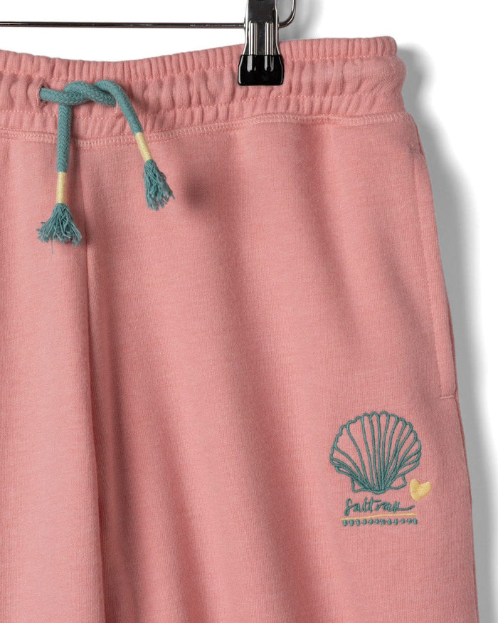 Norie Kids Wide Leg Joggers in Light Pink