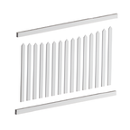 Oxworks North Haven PVC Panel Kit - White - Classic Picket - 1200mm - - Image 4