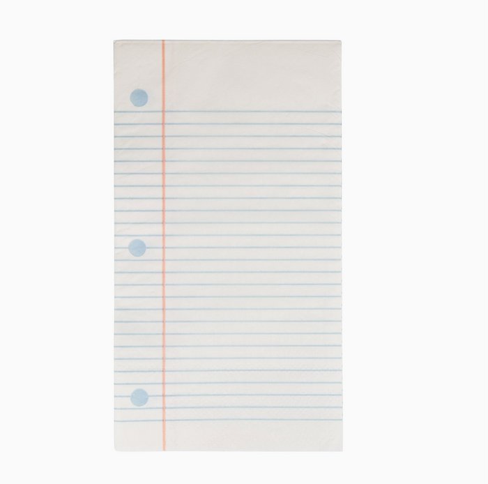 Notebook Paper Dinner Napkin