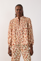 Off-White Buttoned Pleated Blouse_5