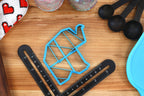 Origami Cookie Cutters Animals Set 2 - Origami Elephant, Origami Gorilla, Origami Lion, Origami Pig, Origami Turtle - Origami Gift idea