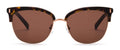 Otis Little Lies Matte Dark Tortoise Brown Polarized Sunglasses Sunglasses