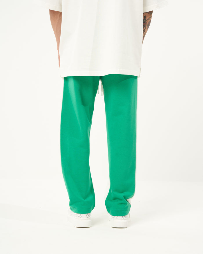 Oversized Striped Green Baggy Sweatpants (4)