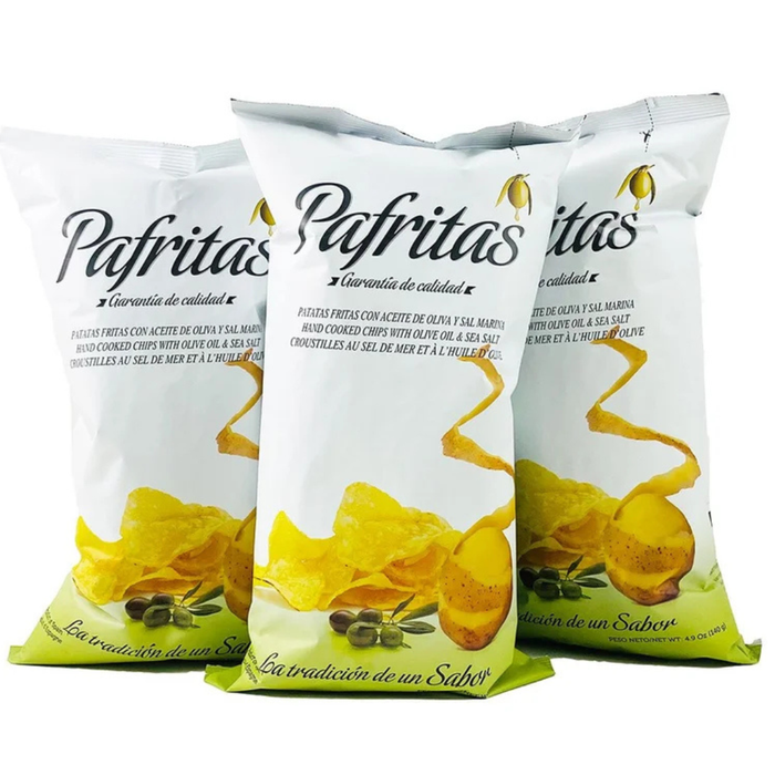 Pafritas Extra Virgin Olive Oil Sea Salt Crisps 120g