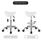 Pala Rolling Saddle Stool