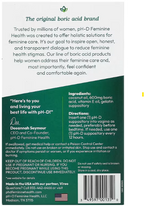pH-D Boric Acid Vaginal Suppositories - 14 count