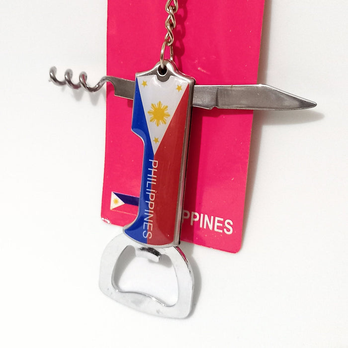 PHILIPPINES BOTTLE OPENER KEYCHAIN