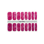 Pink Swirl Glitter Nail Wraps SBNA (GLITTER)