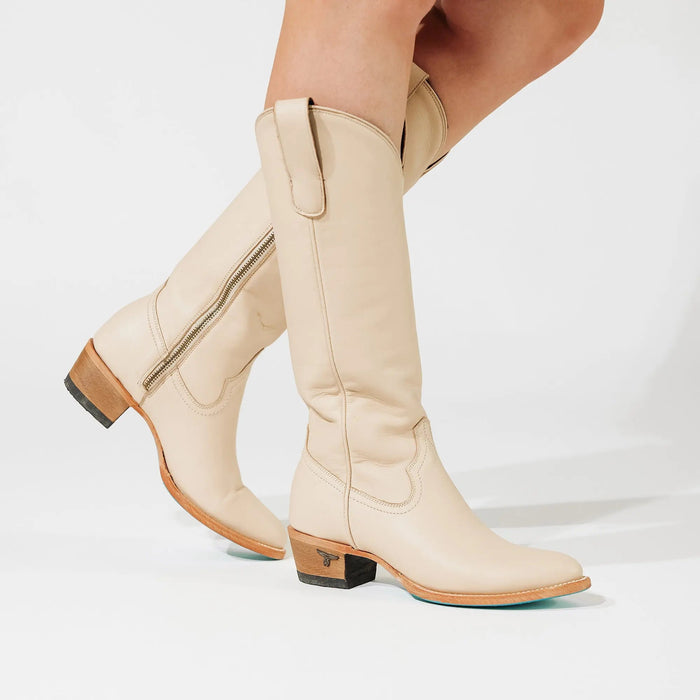 Plain Jane Boot - Pale Ivory