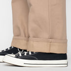 Pleated Trouser - Selvedge Slacks Beige by Naked & Famous Denim