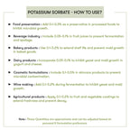 HOw to Use Potassium Sorbate