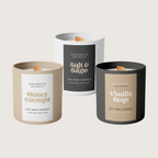 Custom Candle | 10oz White Black | Wicked Good