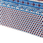 Provence Avignon Red & Blue Tablecloth: 90" x 90"