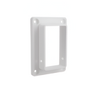 Oxworks PVC Rail Bracket - 51 x 89mm - White UV-Stabilised PVC - - Image 1