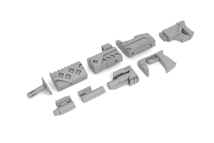 Anime Gun Girl Shooter Gacha Game Rifle DIY Cosplay Prop Kit - Leader Assault Rifle - Rappi ARX 160/XM250/Scar-L/HK417/G41/CZ Bren - GoV