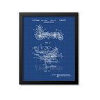 Recumbent Bicycle Patent Print