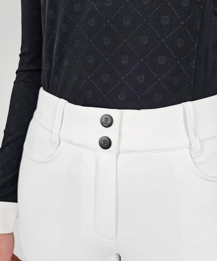 Reithose Luca Knie Grip weiß