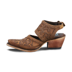 Robin Slingback Mule - Burnt Caramel