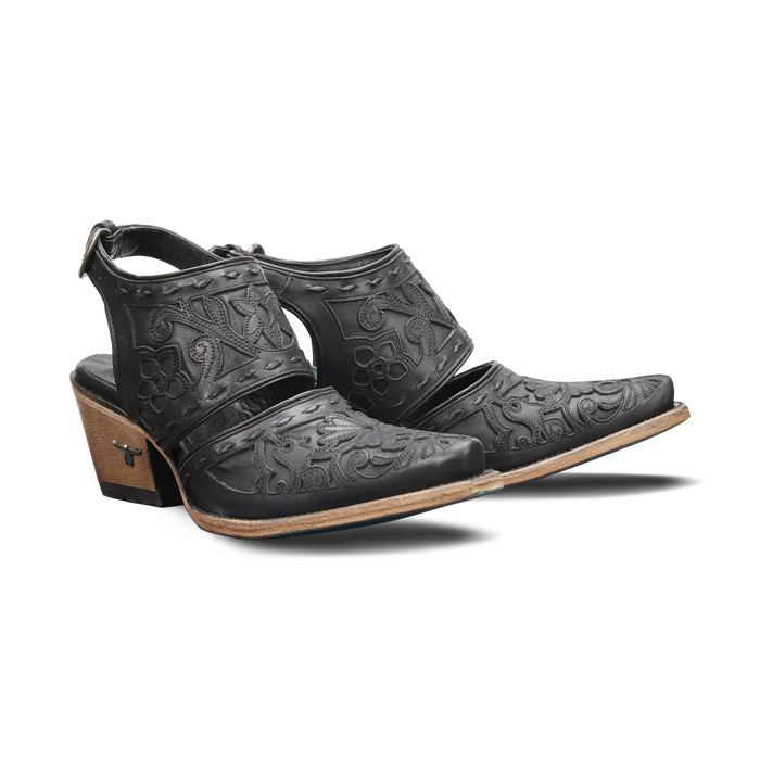 Robin Slingback Mule - Jet Black