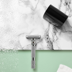 Rockwell Model T2 razor in WHITE CHROME